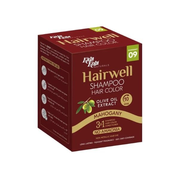 Hairwell Color Shampoo Mahogany