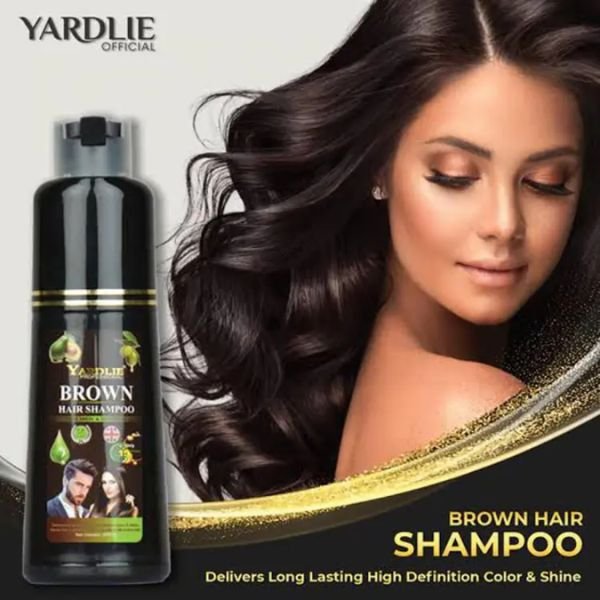 Yardlie Professional Hair Dye Shampoo Brown