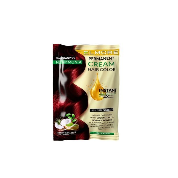 Elmore Cream Hair Color 55 Mahogany