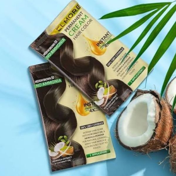 Elmore Cream Medium Brown 50 Hair Color