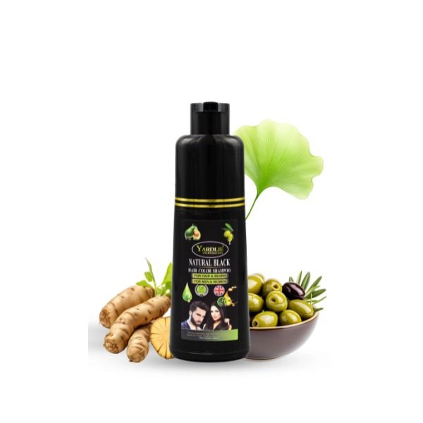 Yardlie Natural Black Hair Color Shampoo UK Based Formula 200ml