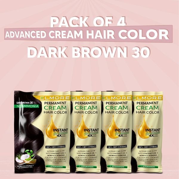Elmore Cream Dark Brown 30 Hair Color