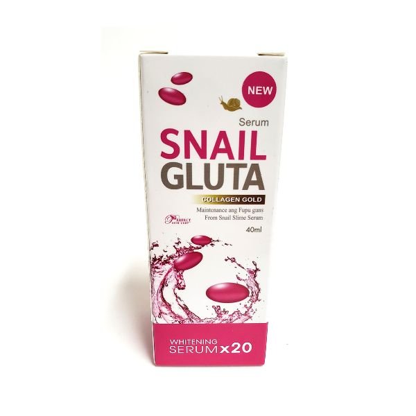 Snail Gluta Collagen Gold Whitening Serum