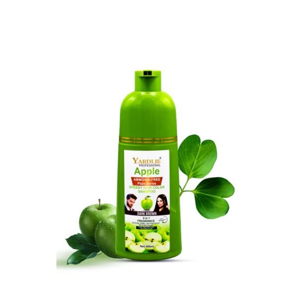 Apple Hair Color Shampoo Dark Brown 200ml