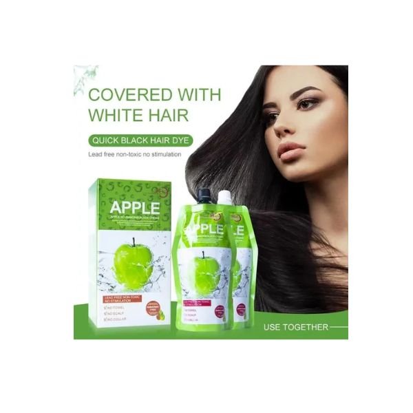 Apple Hair Color Shampoo Natural Black 200ml