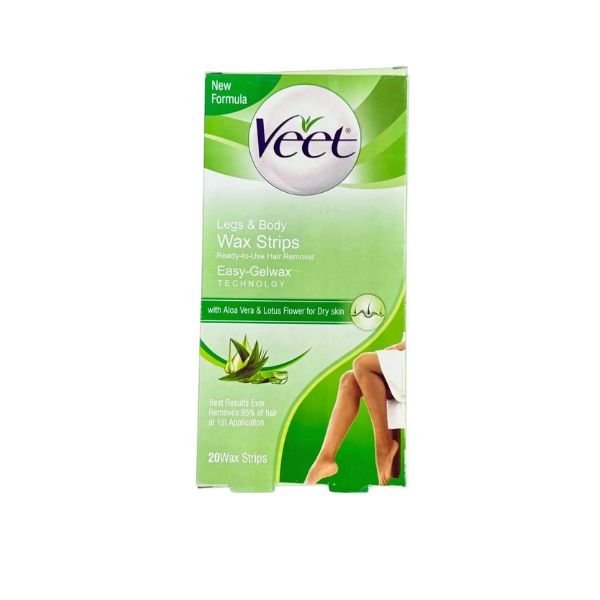 Aloe Vera & Lotus Flower Hair Removing Body Wax Strips