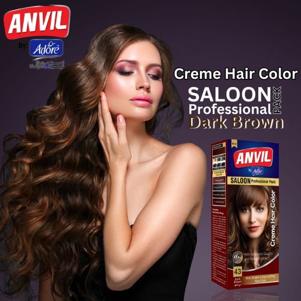 Anvil Saloon Pack 43 Dark Brown Hair Color