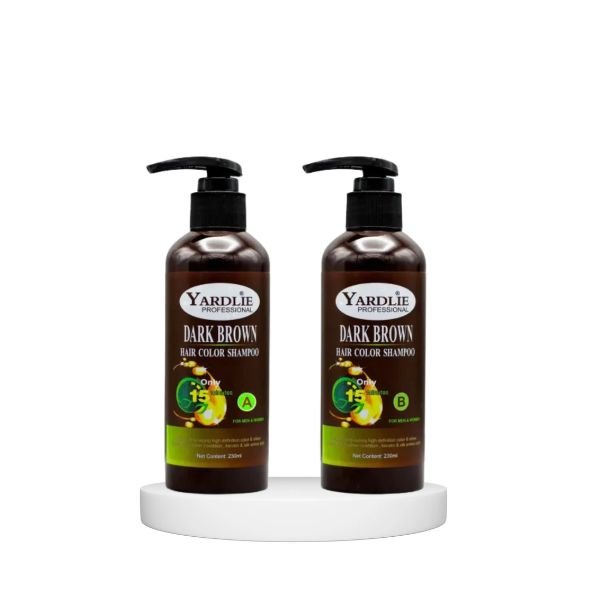 Yardlie Professional Hair Dye Shampoo Mixing Paste Dark Brown 200ml