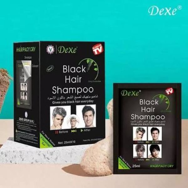 Dexe Black Hair Colour Shampoo
