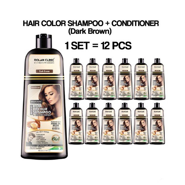 Bolan Clinic Dark Brown Hair Color Shampoo Price in Pakistan